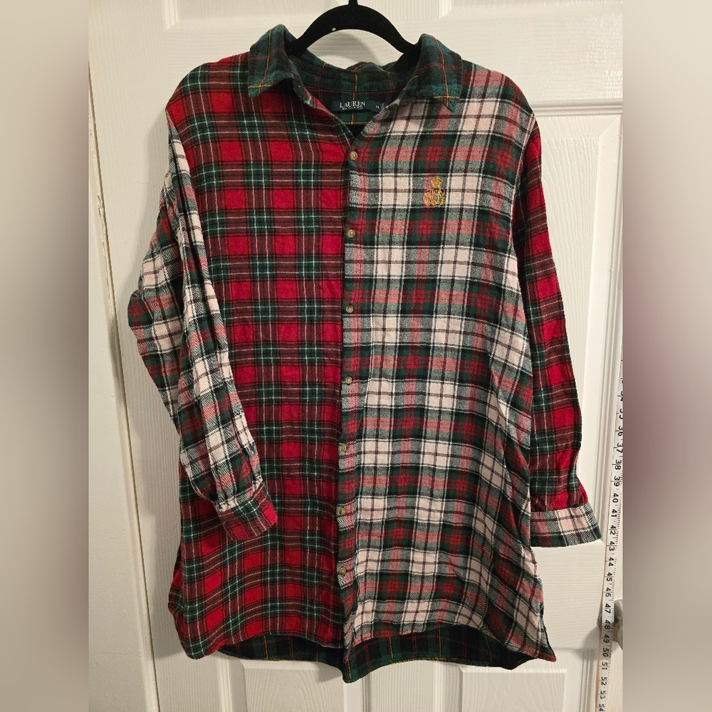 Lauren Ralph Lauren Cozy Red and Green Plaid Pajamas